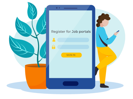 Register for Job portals
