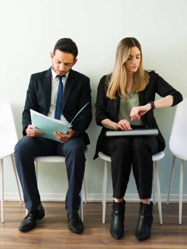 waiting for job interview